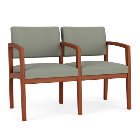 Lesro Lenox 2 Seat Tandem Seating W/ Arm, 44 in W 26 in L 31.5 in H LW2103